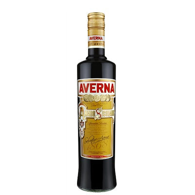A bottle of Averna bitters, available at our Provincetown liquor store, Perry's.
