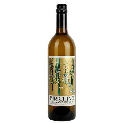 A bottle of skin contact Malvasia from Birichino Winery in California.