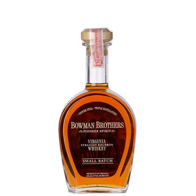 A bottle of Bowman Brothers Bourbon, available at our Provincetown store.