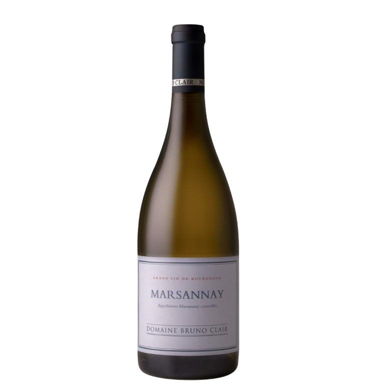 A bottle of Domaine Bruno Clair White Marsannay, available at our Provincetown wine store, Perry's