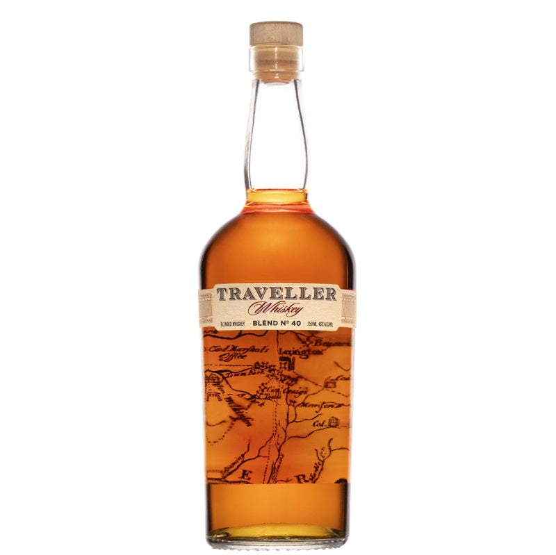 A bottle of Buffalo Trace Traveller Whiskey, available at our Provincetown liquor store, Perry's.
