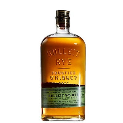 A bottle of Bulleit rye, available at our Provincetown liquor store, Perry's.