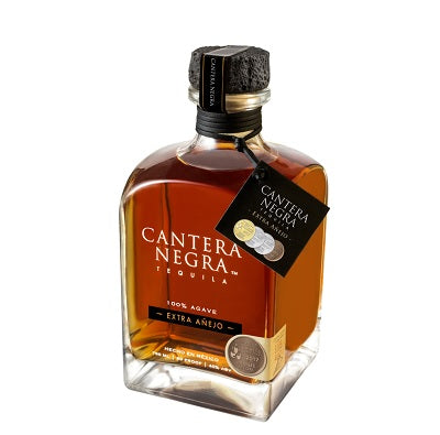 A bottle of Cantera Negra Tequila, available at our Provincetown liquor store, Perry's.