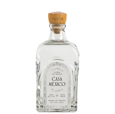A bottle of Casa Mexico Blanco Tequila, available at our Provincetown liquor store, Perry's.
