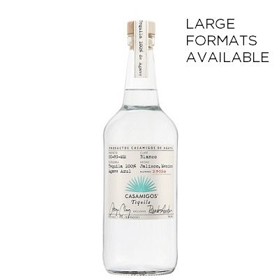 A bottle of Casamigos Blanco Tequila, available at our Provincetown liquor store, Perry's.