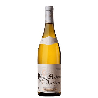 A  bottle of Jean Louis Chavy Premier Cru Puligny Montrachet, available at our Provincetown wine store, Perry's