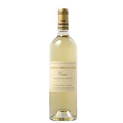Bottle of Clos Sainte Madelaine Cassis Blanc. Available from our wine store.