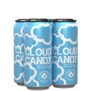 A four pack of Cloud Candy IPA, available at our Provincetown liquor store, Perry's.