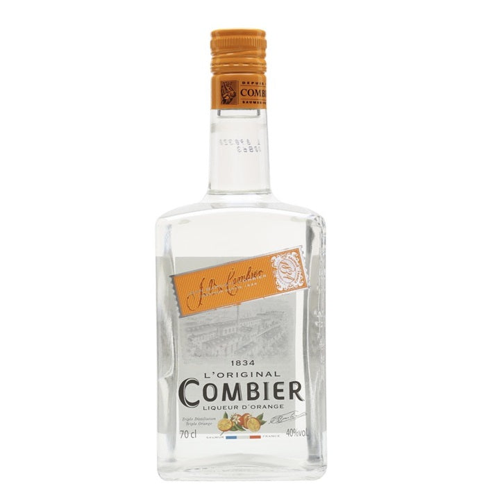 A bottle of Combier triple Sec, available at our Provincetown liquor store, Perry's.