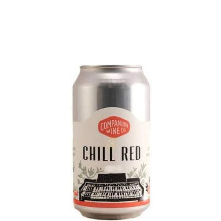 Can of Chill Red Grenache. Available at our wine store, Perry's.
