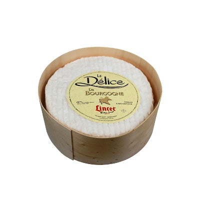 Delice de Bourgogne cheese, available at our Provincetown liquor store, Perry's.