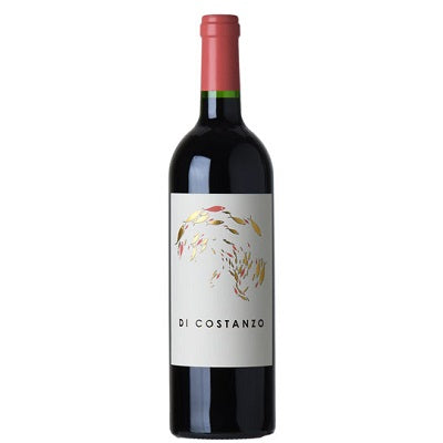 A bottle of Di Costanzo Farella Vineyard Cabernet Sauvignon, available at our Provincetown wine store, Perry's.