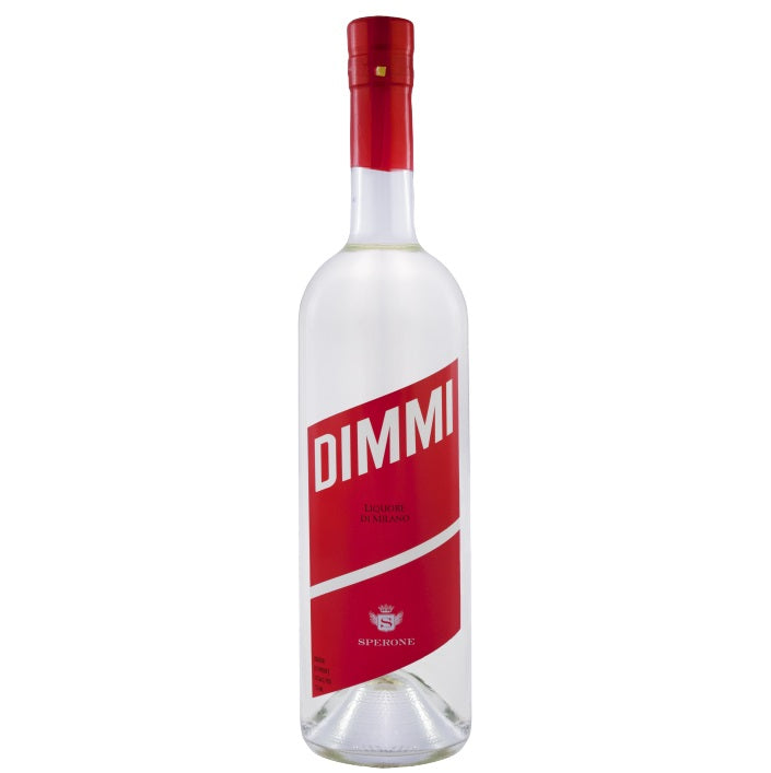 A bottle of Dimmi Licore di Milano, available at our Provincetown liquor store, Perry's.