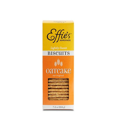 A box of Effie’s Oatcakes, available at our Provincetown liquor store, Perry's.