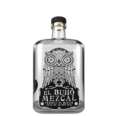 A bottle of El Buho Espadin Mezcal, available at our Provincetown liquor store, Perry's.