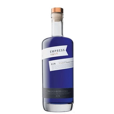 A bottle of Empress 1908 gin, available at our Provincetown liquor store, Perry's.