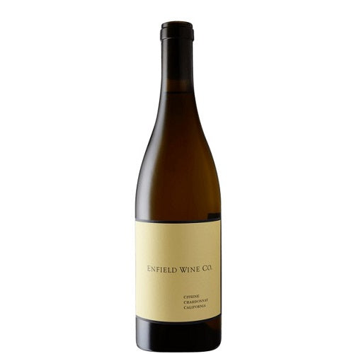 A bottle of Enfield Chardonnay, available at our Provincetown wine store, Perry's