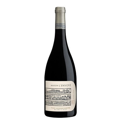 A bottle of Maison l'envoye Pinot Noir, available at our Provicnetown wine store, Perry's.