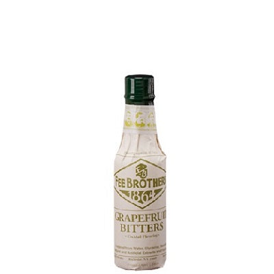 A bottle of Grapefruit bitters, available at our Provincetown liquor store, Perry's.