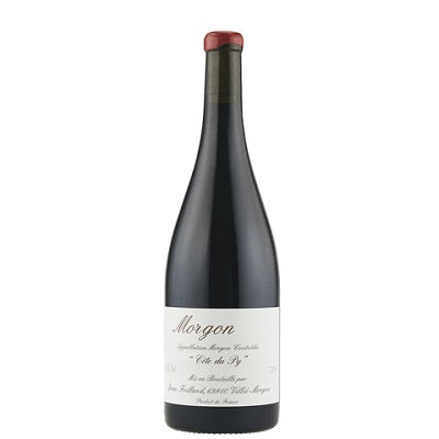 A bottle of Foillard Morgon, available at our Provincetown wine store, Perry's.