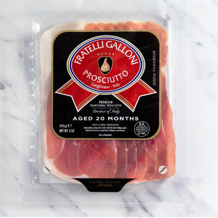 A pack of Galloni Prosciutto, available at our Provincetown liquor store, Perry's.