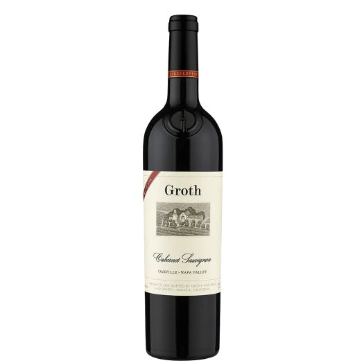 A bottle of Groth Cabernet Sauvignon, available at our Provincetown wine store, Perry's