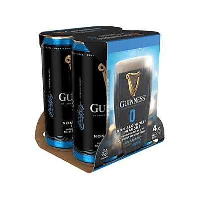 A pack of Guinness Zero ABV stout, available at our Provincetown liquor store, Perry's.
