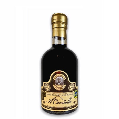 A bottle of Balsamic Vinegar, available at our Provincetown liquor store, Perry's.
