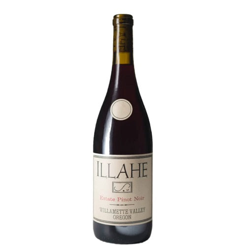 A bottle of Illahe Pinot Noir, available at our Provincetown wine store, Perry's.