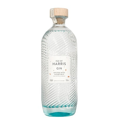 A bottle of Harris Gin, available at our Provincetown liquor store, Perry's.