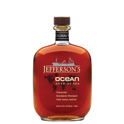 A bottle of Jefferson Ocean, available at our Provincetown liquor store, Perry's.