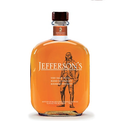 A bottle of Jefferson Bourbon, available at our Provincetown liquor store, Perry's.