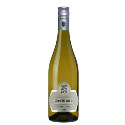A bottle of Jermann Pinot Grigio, available at our Provincetown wine store, Perry's.