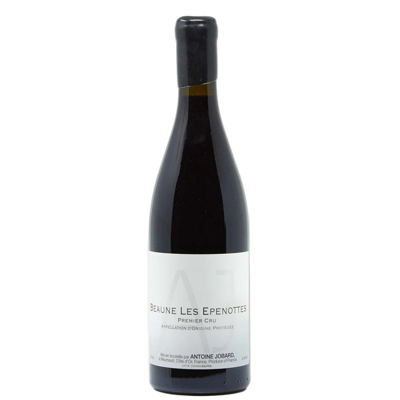 A bottle of Jobard Les Epenottes premier cru, available at our Provincetown Wine Store, Perry's.
