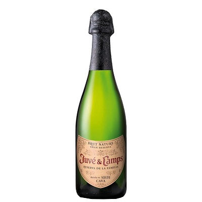 A bottle of Juve & Camps Cava, available at our Provincetown wine store, Perry's.