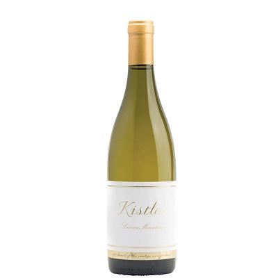 A bottle of Kistler Sonoma Mountain Chardonnay, available at our Provincetown wine store, Perry's.