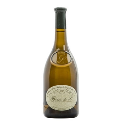 A bottle of Baron de L white wine, available at our wine store, Perry's.