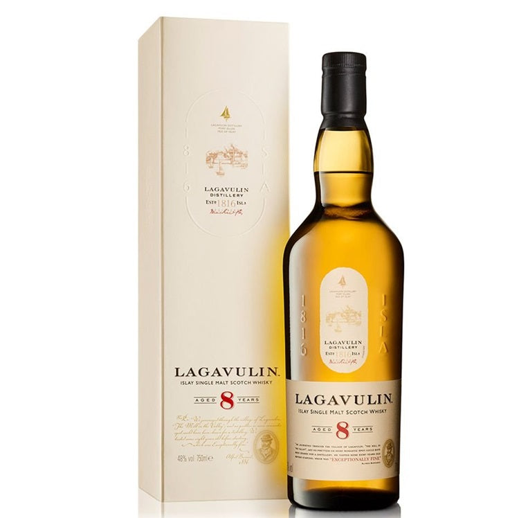 A bottle of Lagavulin 8 year, available at our Provincetown liquor store, Perry's.