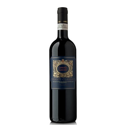 A bottle of Lamole di Lamole Chianti Clasico, available at our Provincetown wine store, Perry's.