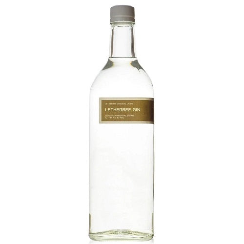 A bottle of Letherbee Gin, available at our Provincetown liquor store, Perry's.