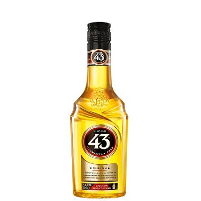A bottle of Licor 43, available at our Provincetown liquor store, Perry's.