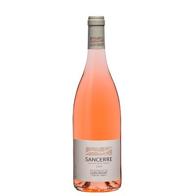フランスヴィンテージ チェリー＆リボン ダマスクリネンクロス ラズベリー桜ピンク Lucien Crochet - Sancerre Rosé, Loire Valley, France