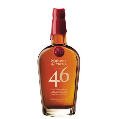 A bottle of Makers Mark 46, available at our Provincetown liquor store, Perry's.