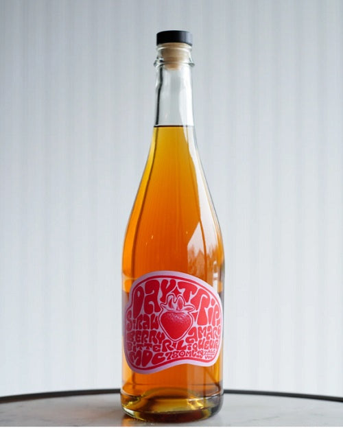 A bottle of Matchbook Strawberry Amaro, available at our Provincetown liquor store, Perry's.