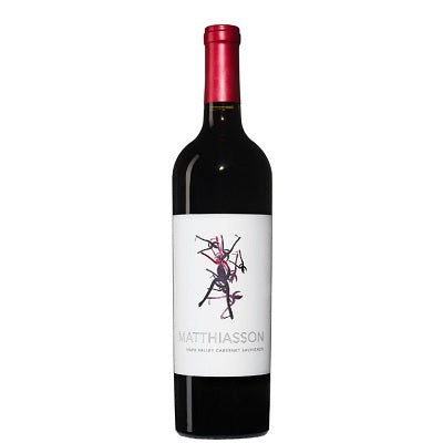 A bottle of Matthiasson Cabernet, available at our Provincetown wine store, Perry's.