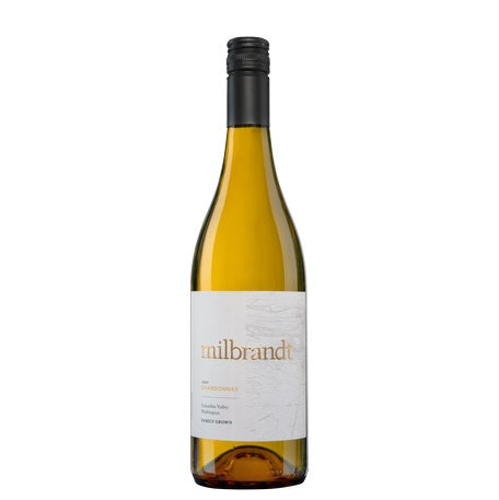 A bottle of Milbrandt Chardonnay, available at our Provincetown wine store, Perry's.