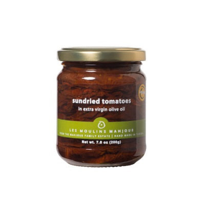 A jar of sundried tomatoes, available at our Provincetown liquor store, Perry's.