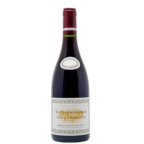 A bottle of premier cru Nuits St. Georges, available at our Provincetown wine store, Perry's