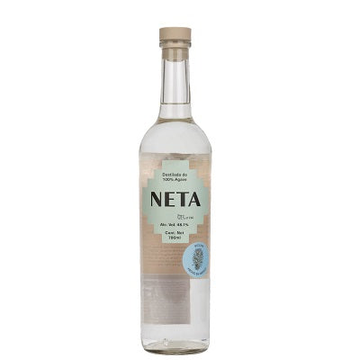 A bottle of Neta Mezcal, available at our Provincetown liquor store, Perry's.