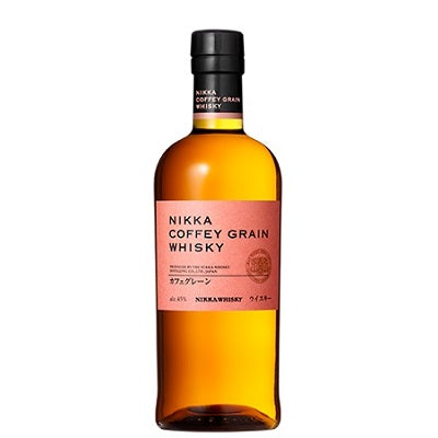 A bottle of Nikka Coffey Whiskey, available at our Provincetown liquor store, Perry's.